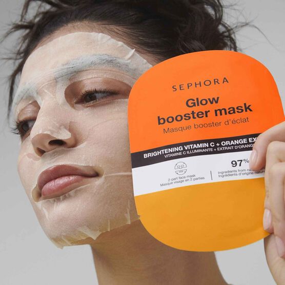 MÁSCARA FACIAL EM TECIDO SEPHORA COLLECTION MASQUE BOOSTER